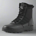 Tactical desert combat boot, lightweight, durable, designed for all-terrain outdoor adventures and tactical missions.